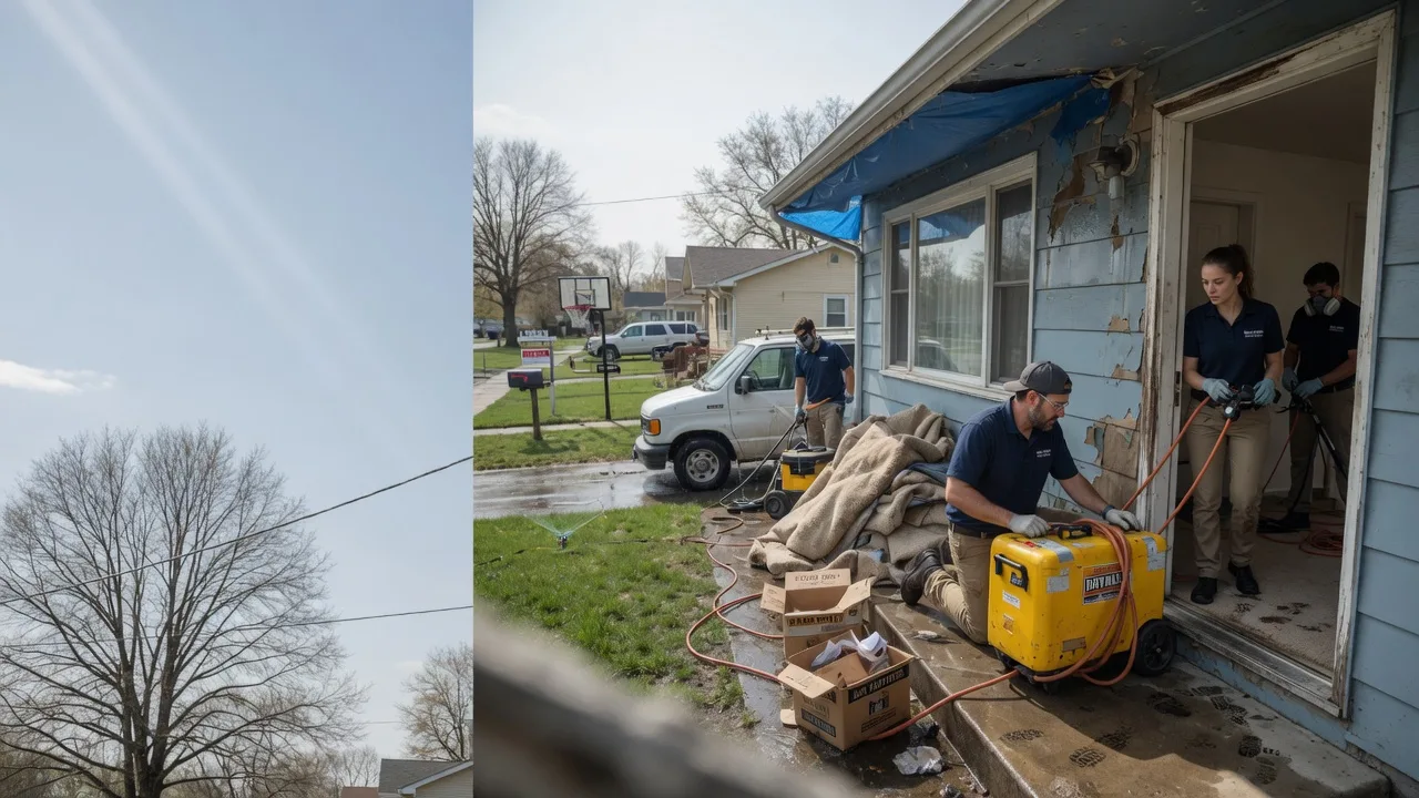Basement Flood Cleanup in Smithshire, IL near me